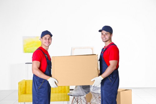 Careful packing and loading for a home move in Colliers Wood