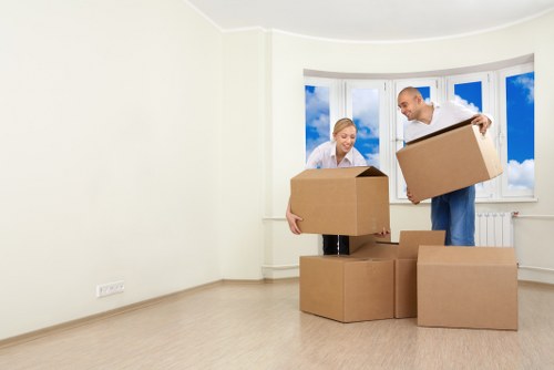 Moving furniture in a Colliers Wood flat with careful access planning