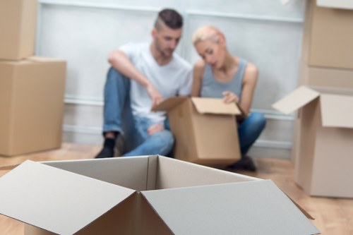 Moving and storage arrangements in Colliers Wood