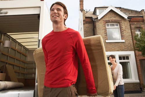 Residential removals support for a flat move in Colliers Wood