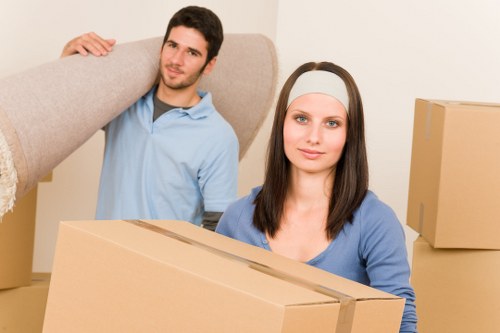 Packing and furniture preparation for a home removal in South London