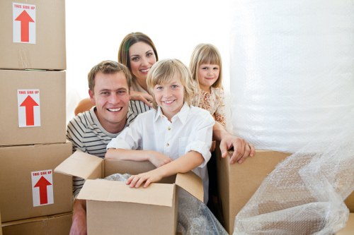 Preparing household furniture for a local removals service